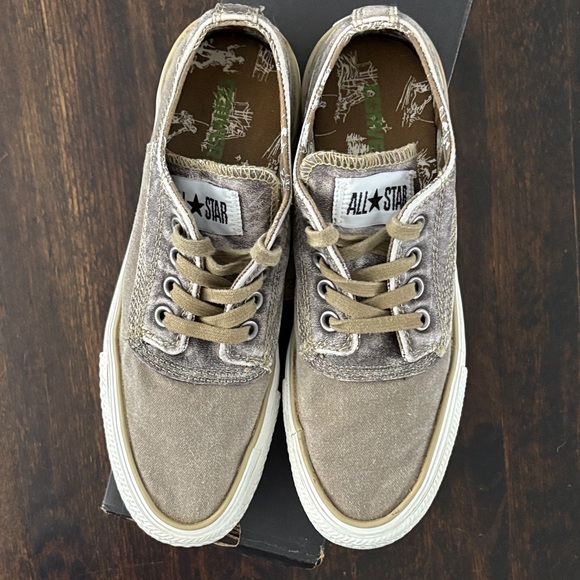 Converse All Star Distressed Low Top Sneakers - Picture 3 of 8